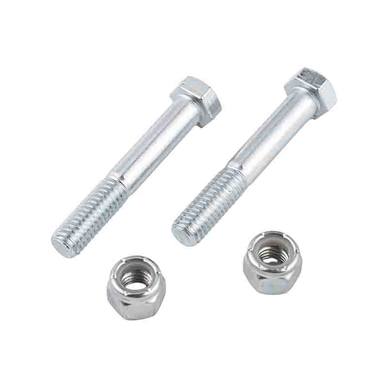 Carbon steel nylon anti-loosening at anti-slip self-locking locking hexagon nut