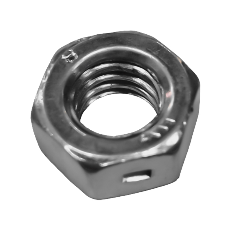 Carbon Steel Hex Nut na may Embossed Three-Point Fastener External Hex Nut Screw Cap Grade 4.8 Locking Screw